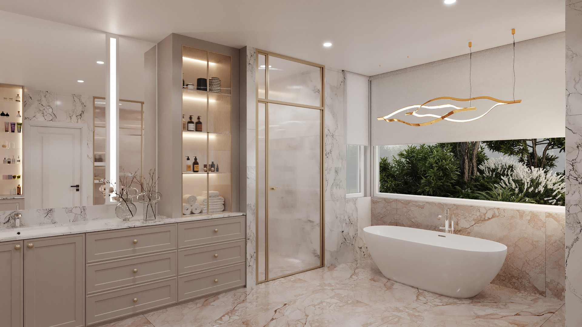 Master block. Interior design and 3d rendering-11