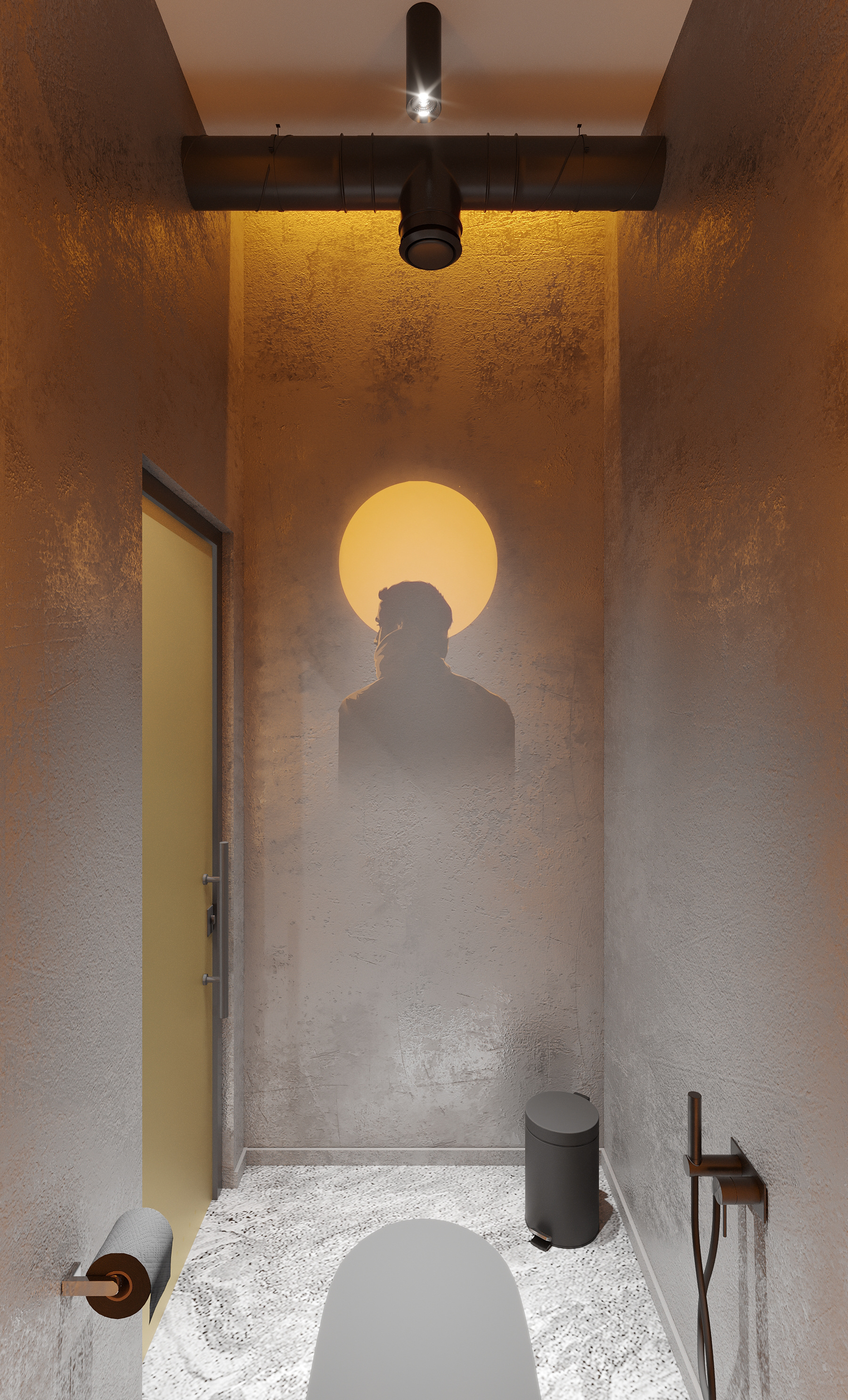 Gavhar 男士洗手间设计丨乌兹别克斯坦丨Ahmed Calart,Beck Rakhimov-5