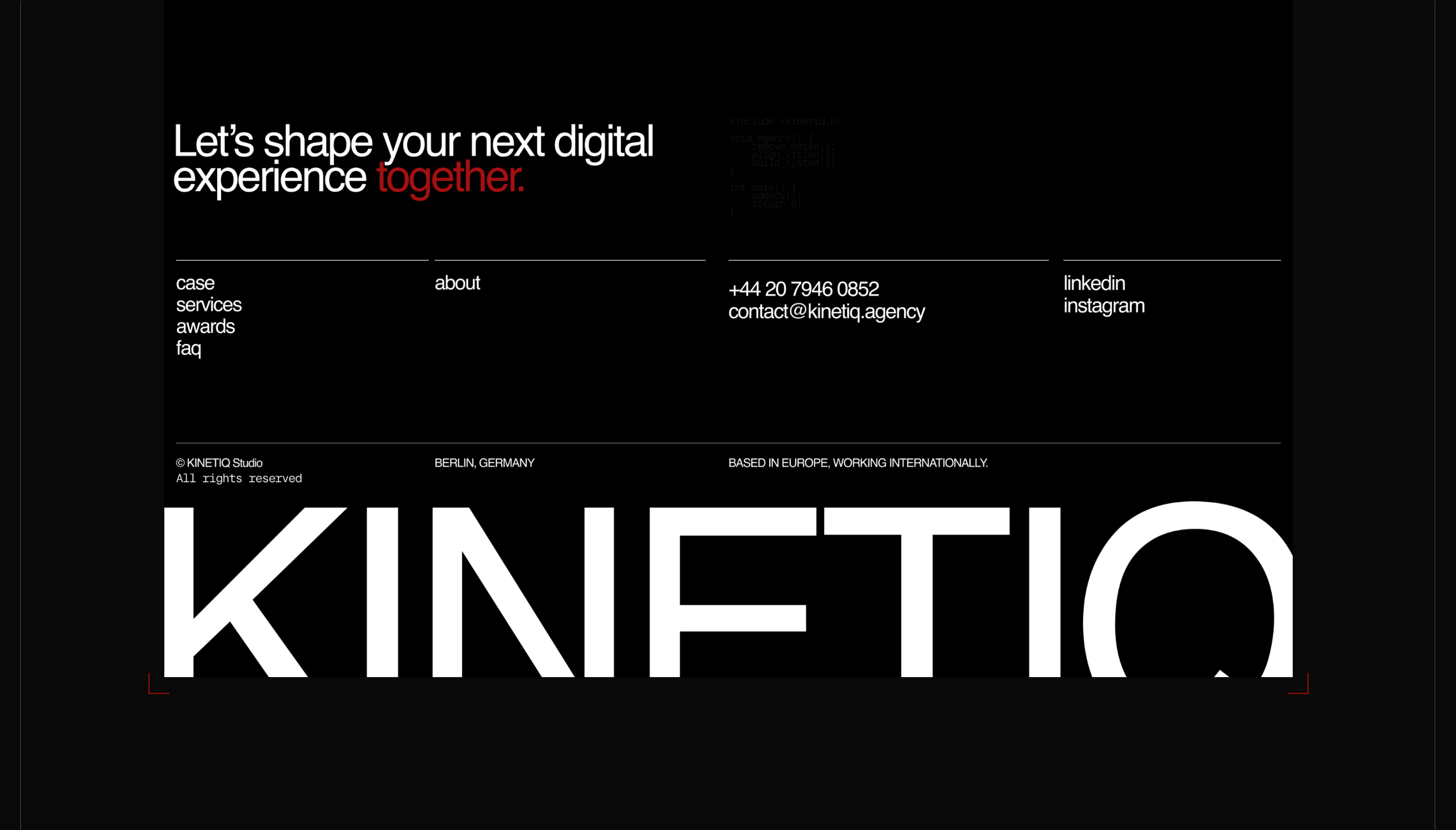 KINETIQ© — Creative Agency Website Design-13