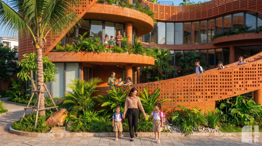 嘉莱幼儿园丨越南丨H2 Architects-2