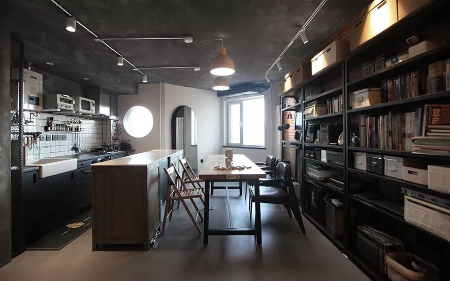 50㎡小户型逆袭，工业风酷炫变装-13