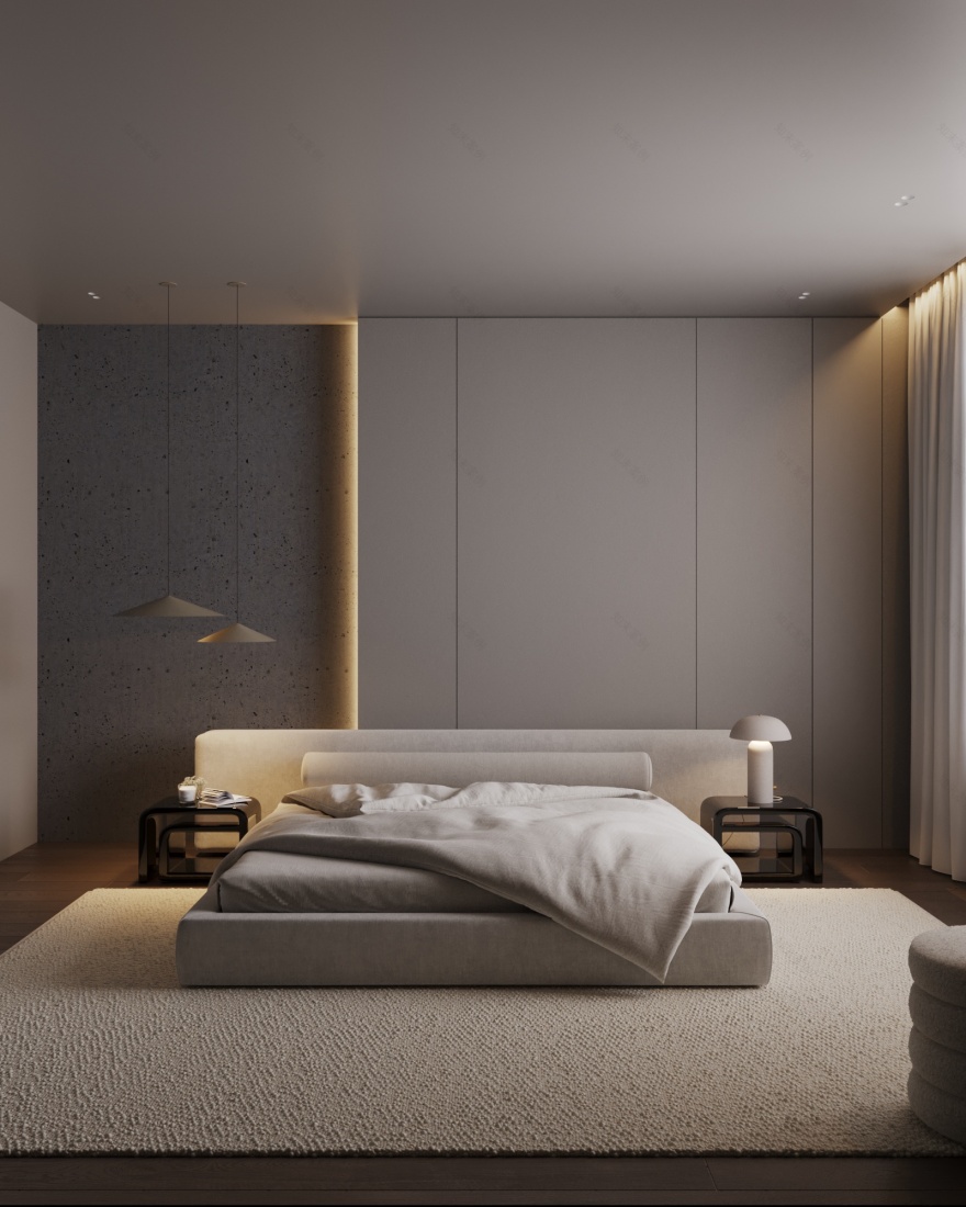 安静的卧室书房丨Gapsat Rabazanova-3