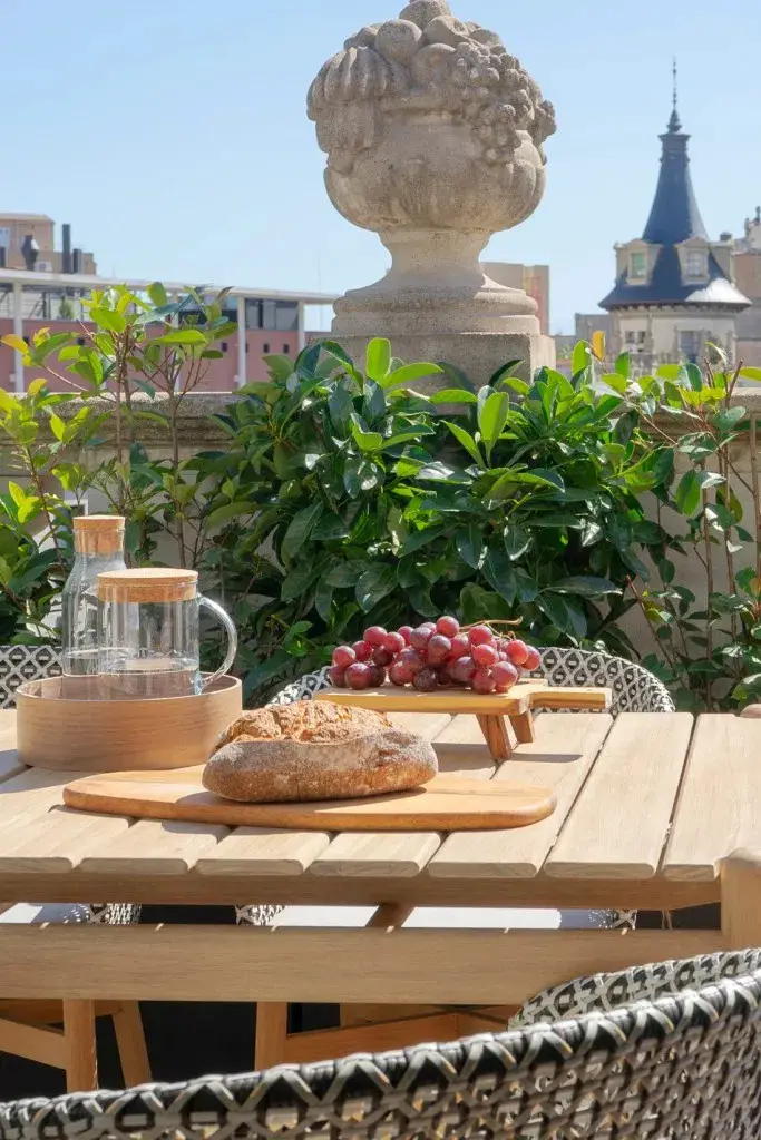 巴塞罗那古典建筑中的现代顶层公寓-23