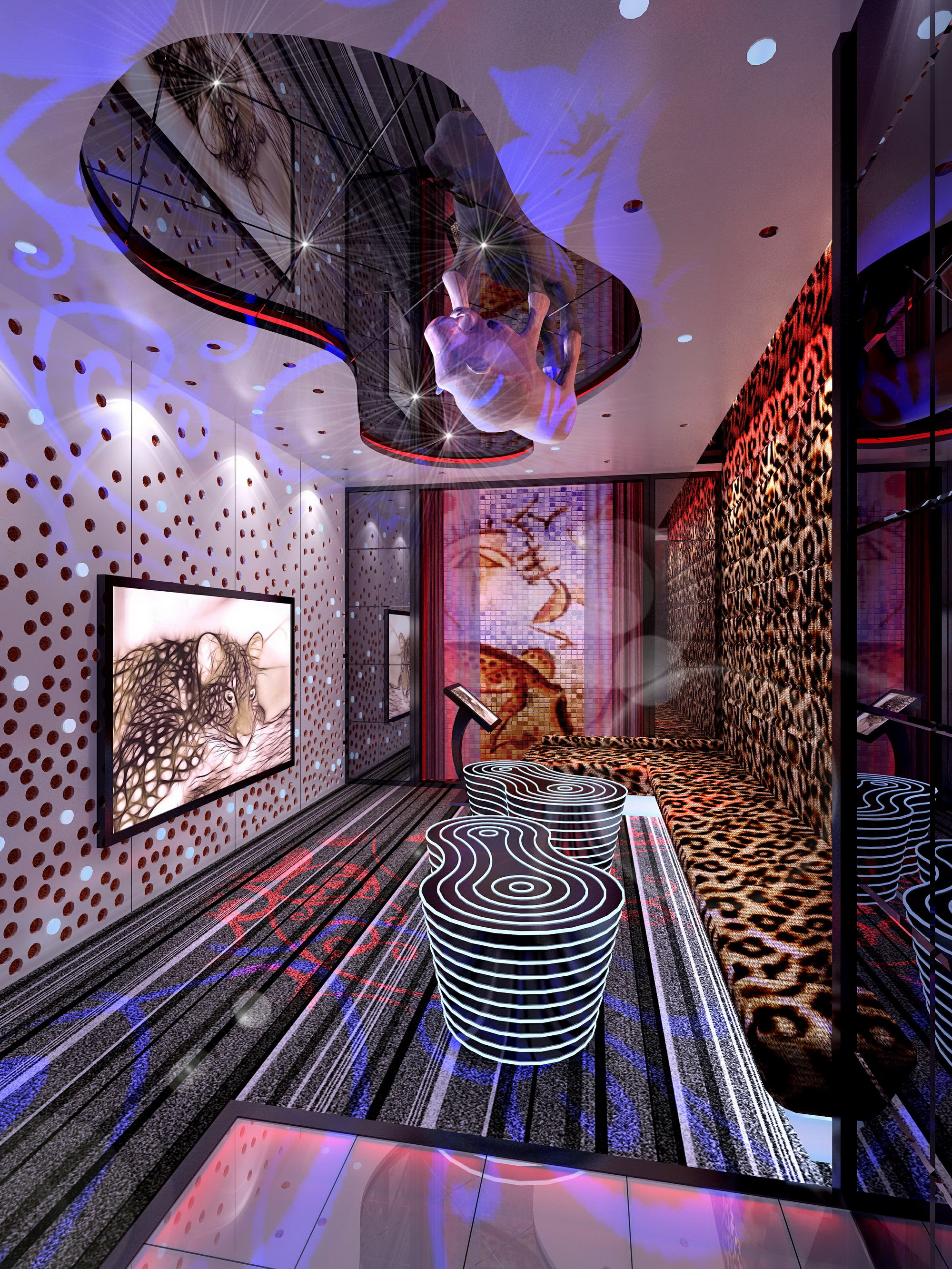 蒙古风情酒店设计 工装设计-36