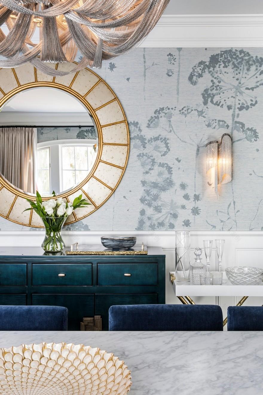 新泽西山区湖泊私人住宅,法式艺术装饰风格融合-42