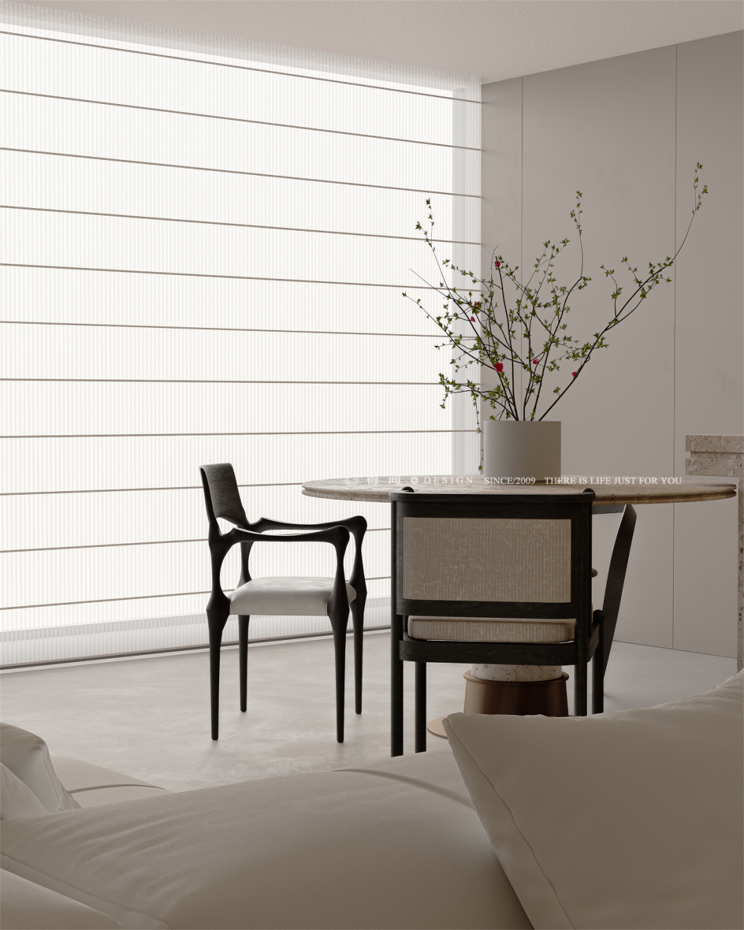 得间设计丨精装改法式婚房，将时光浸润在260㎡的质感新居里-92