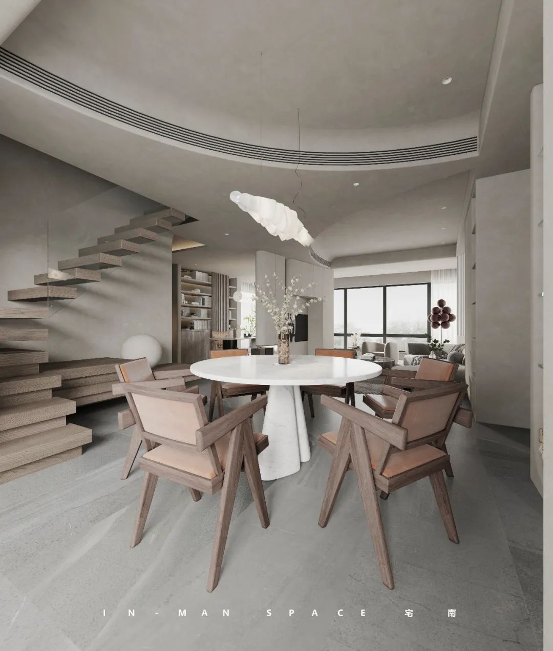 宅男空间设计 | 紫金学府,温馨现代的线性美-21