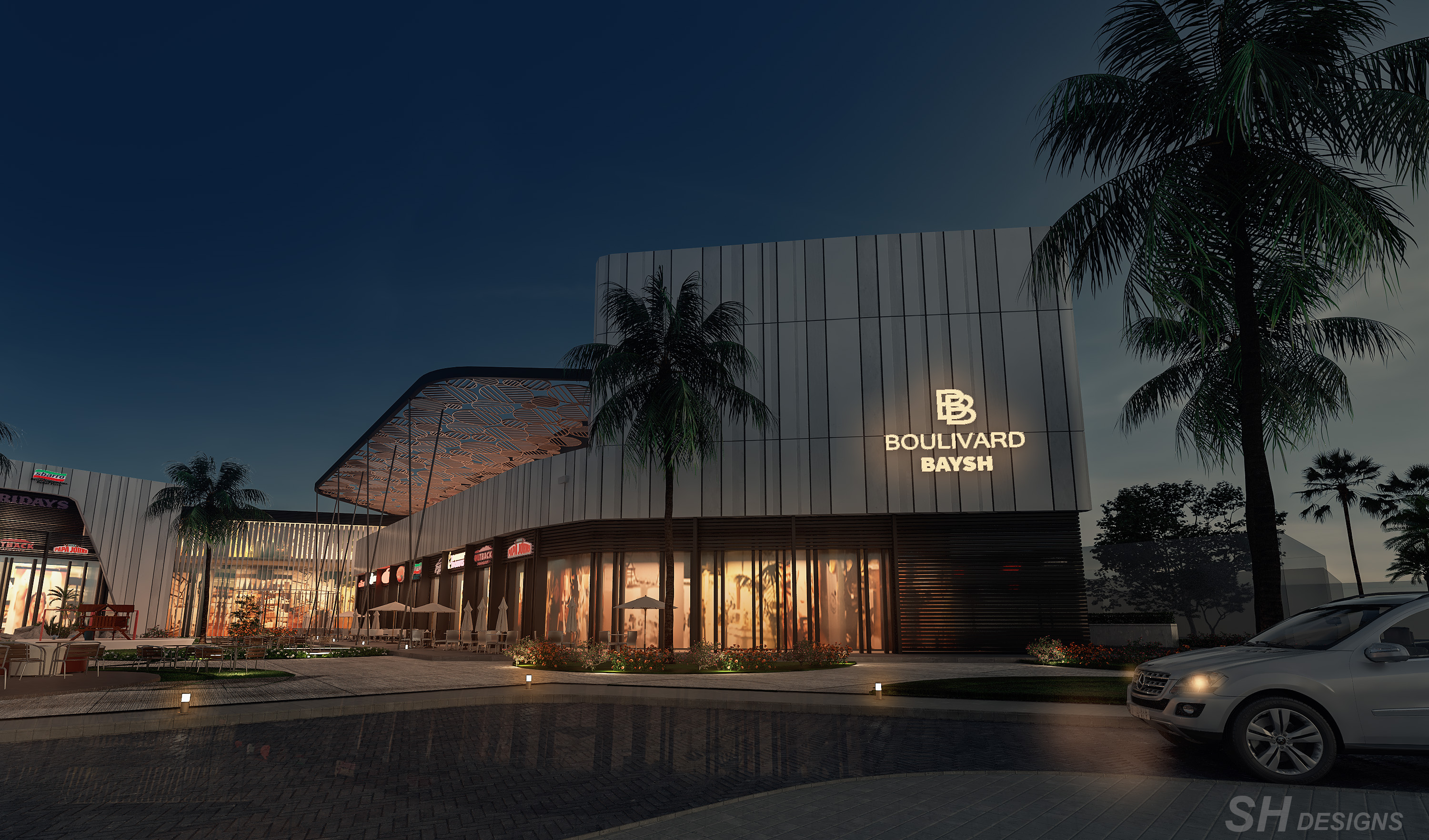 林荫大道美食广场丨沙特阿拉伯吉达丨Shymaa Ibrahim-9