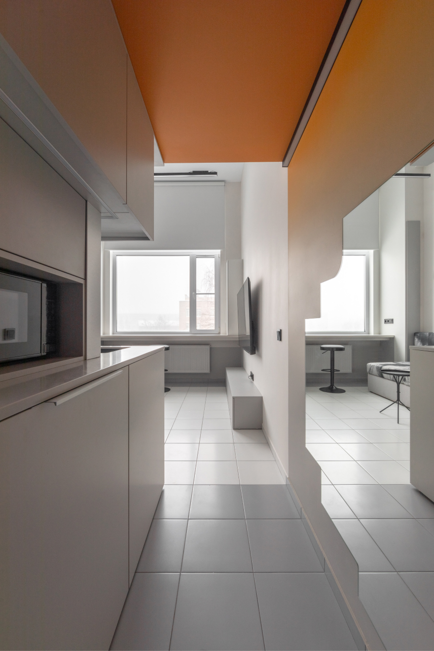 Дизайн квартиры-студии 26 кв. метров в Москве-6