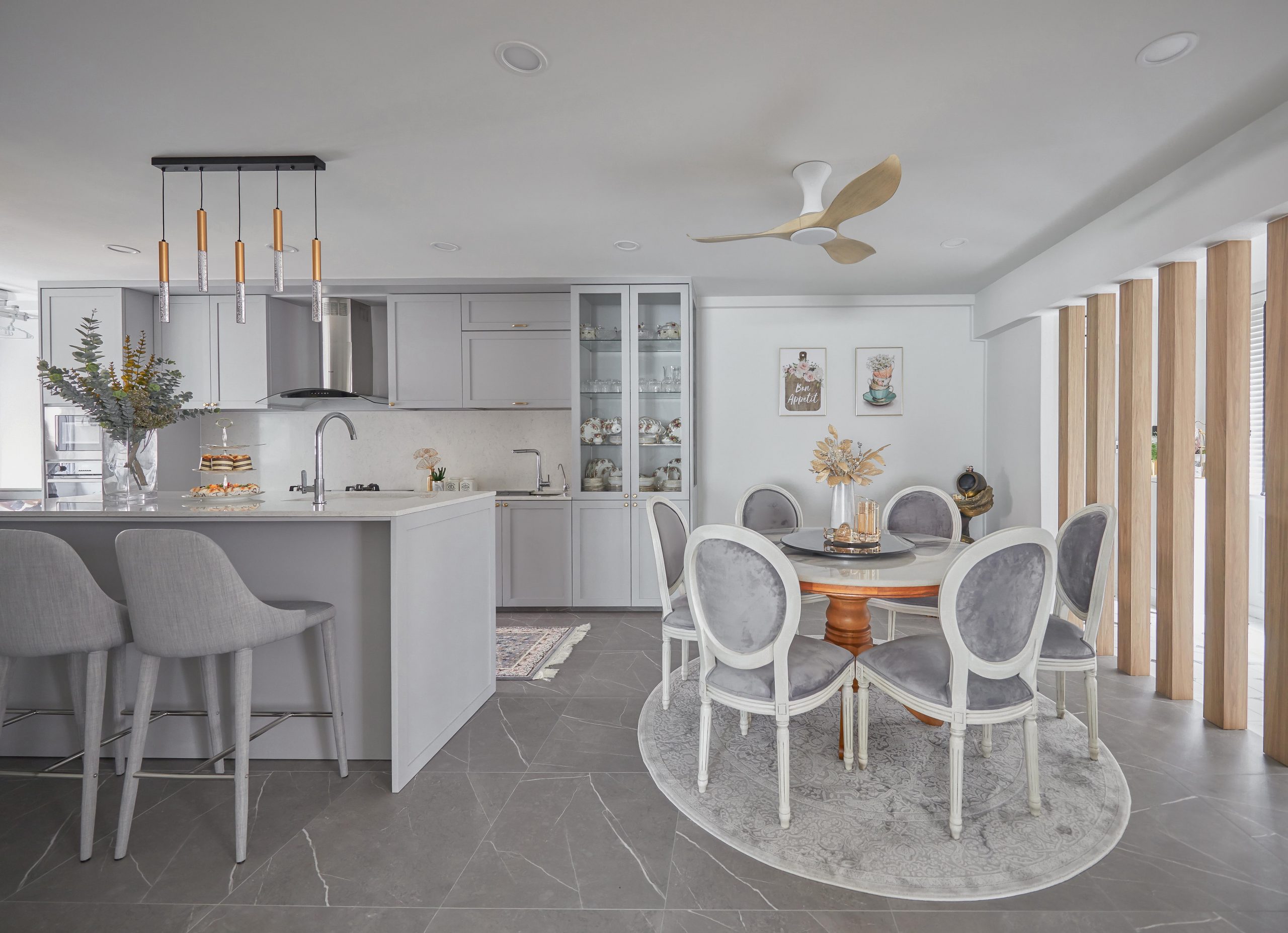 312 Tampines  现代维多利亚风格住宅室内设计丨新加坡丨The Interior Lab-17