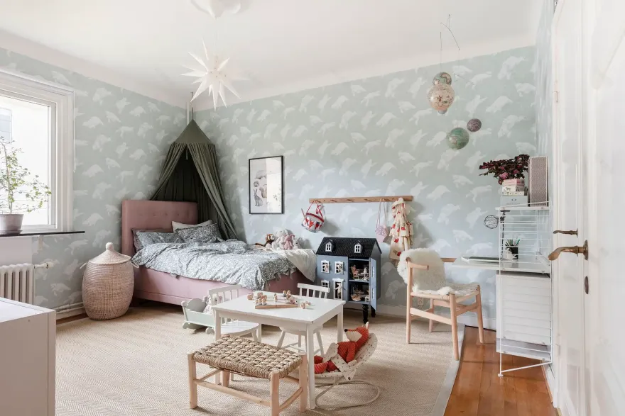 瑞典 90m2 公寓,乡村与斯堪的纳维亚风格完美融合-15