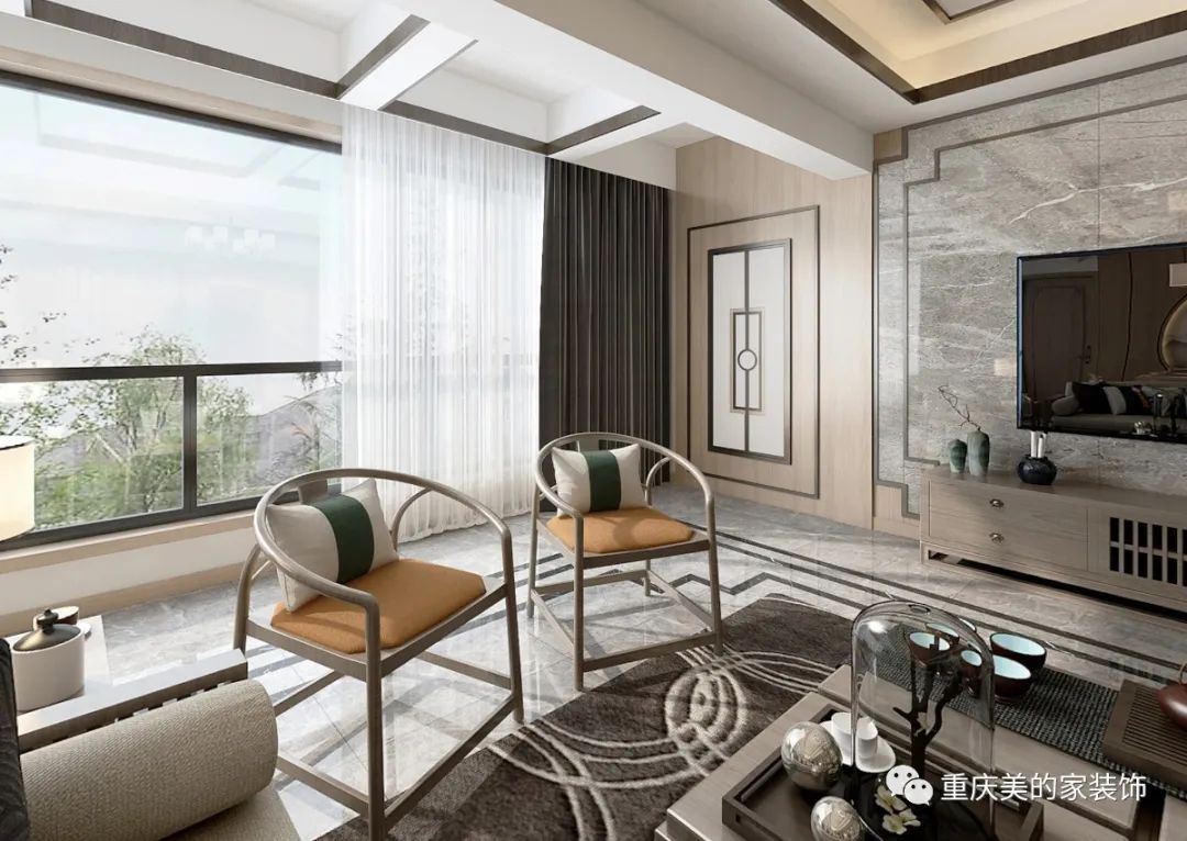 风雅千年 | 新中式博翠天悦洋房设计-32