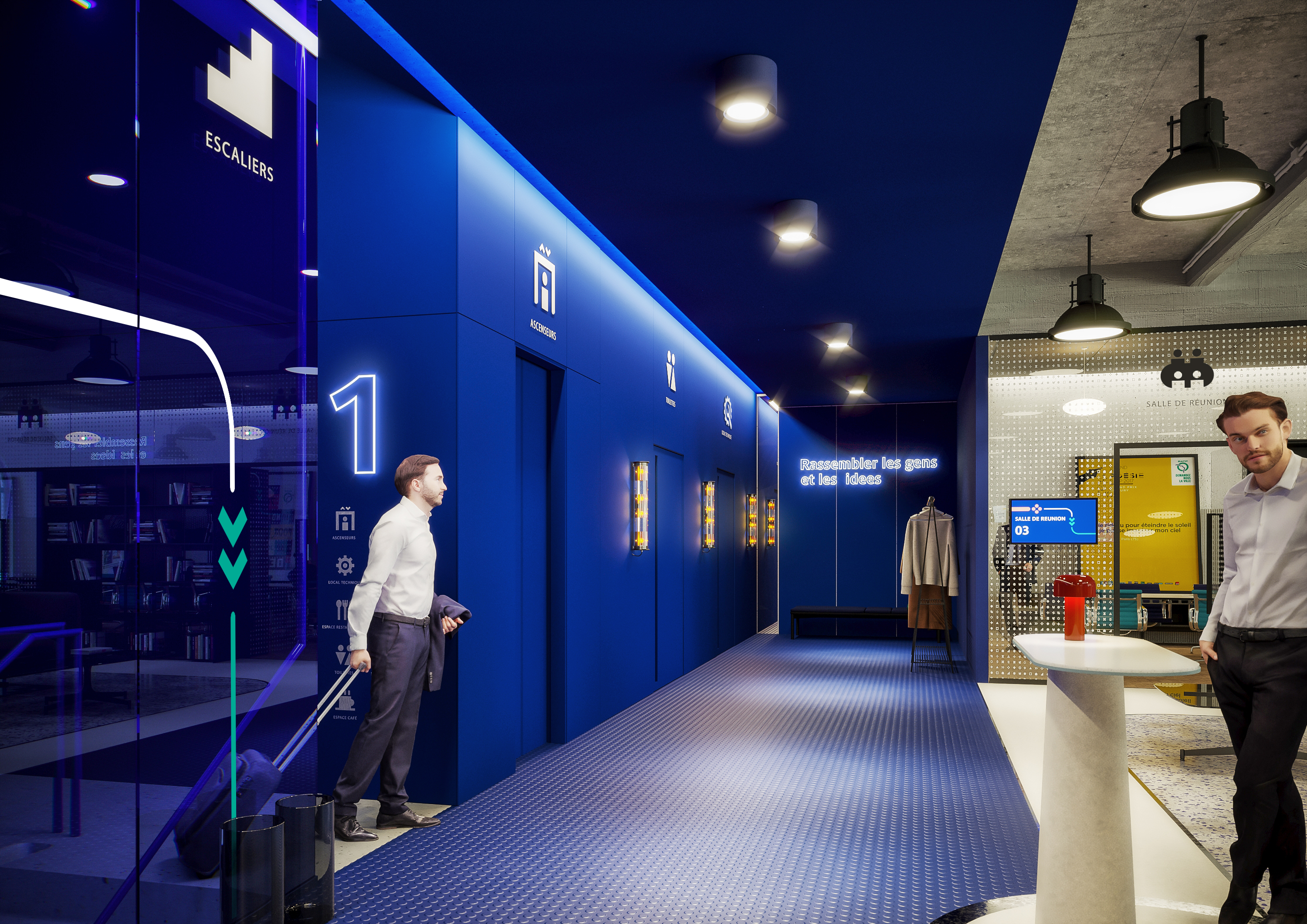 巴黎大众运输公司房地产 城市车站丨法国巴黎丨Yellow Window,4uatre-0