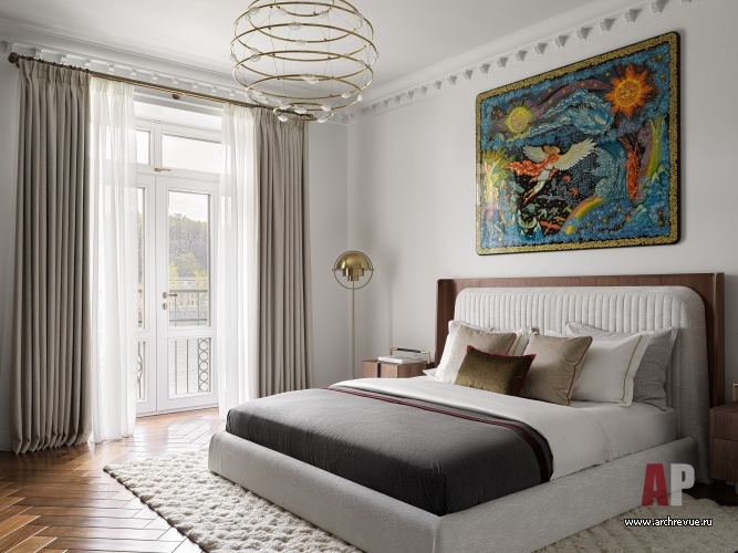 4室斯大林风格公寓室内设计丨设计师 Екатерина Бочарова-48