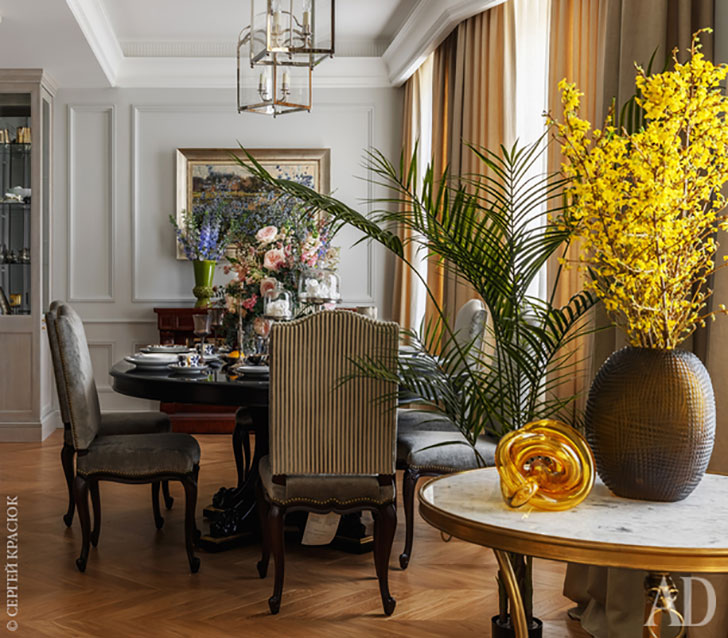 莫斯科秋色豪宅，精致古典内饰-7