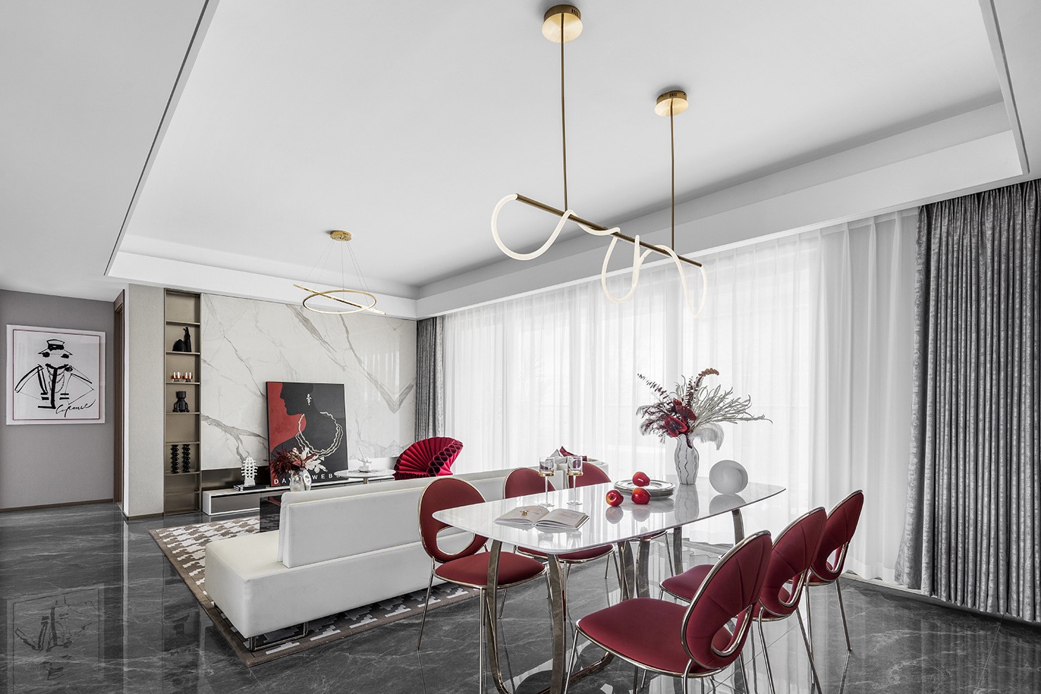 成都大发御璟云玺样板间丨中国成都丨飞视设计-10