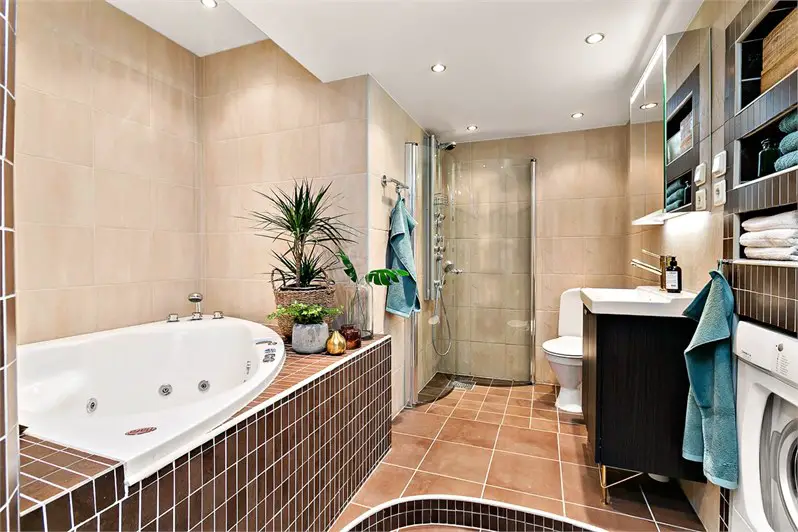 瑞典 92 平米三室一厅工业风公寓-15