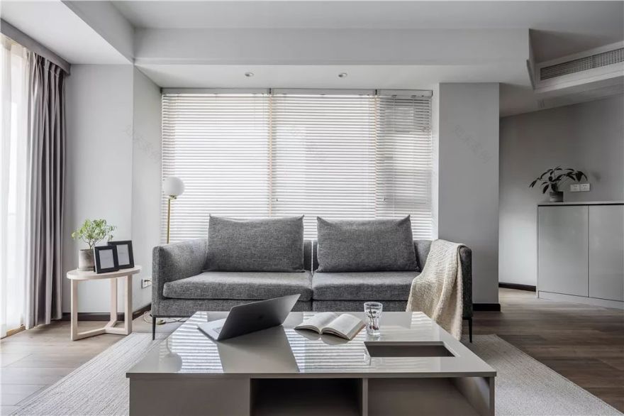 123㎡现代简约不规则客餐厅,明亮宽敞的舒适空间-16
