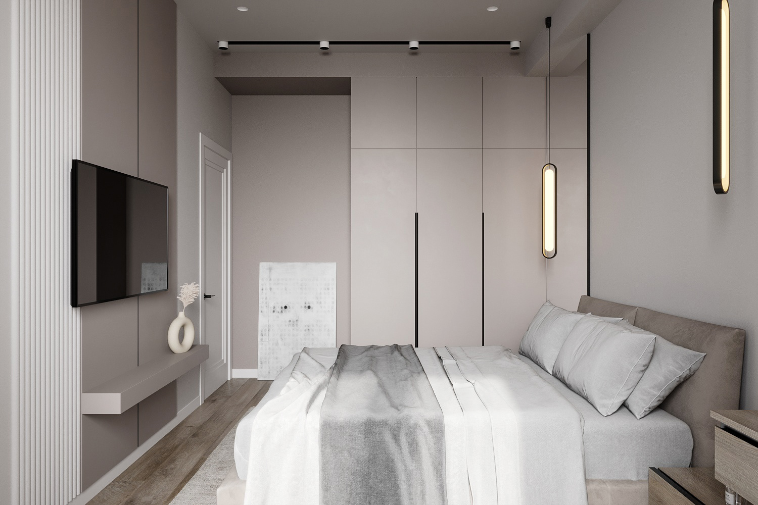 高级灰色系小空间公寓设计 既优雅又舒适-10