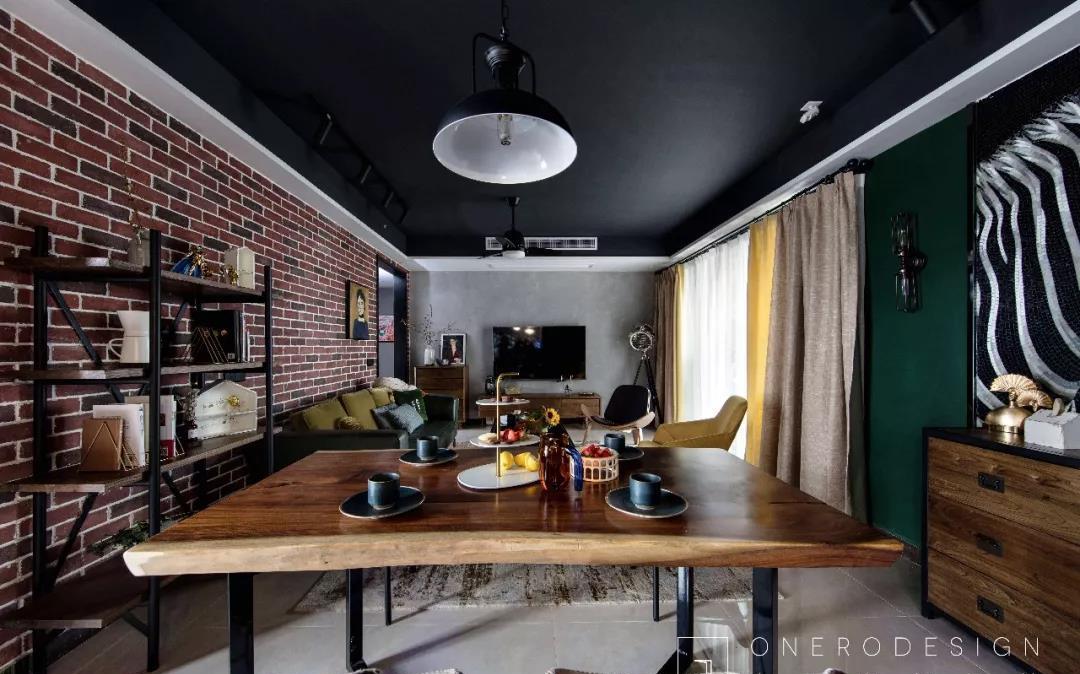 131㎡工业风精装房设计,演绎复古个性生活-13