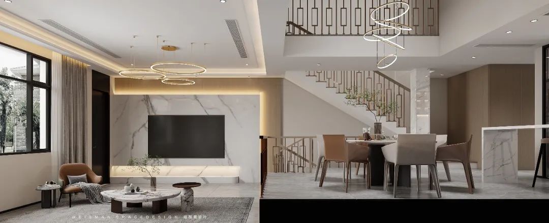 苏州独墅岛 300㎡别墅设计丨中国苏州丨苏州维斯曼全案设计-17