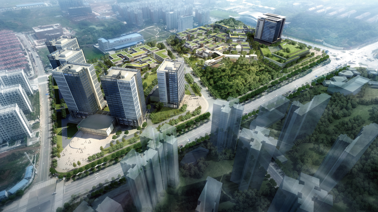 长沙屿大堂·公区,印湘江·印江雅居售楼部X印湘江入户大堂丨中国长沙丨水木言设计机构-11