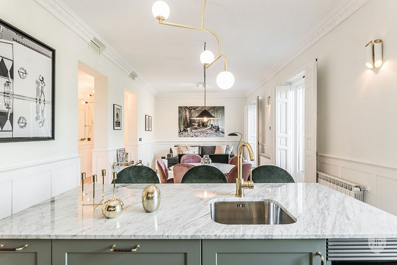 Madrid 经典建筑中的北欧魅力公寓-9