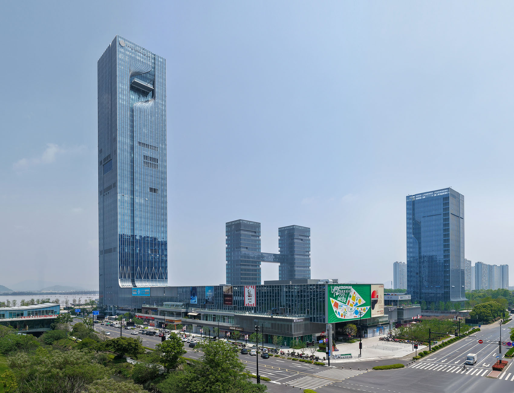 华鸿天悦外滩丨中国台州丨景观设计为上海魏玛设计,建筑设计为上海帝奥等-7