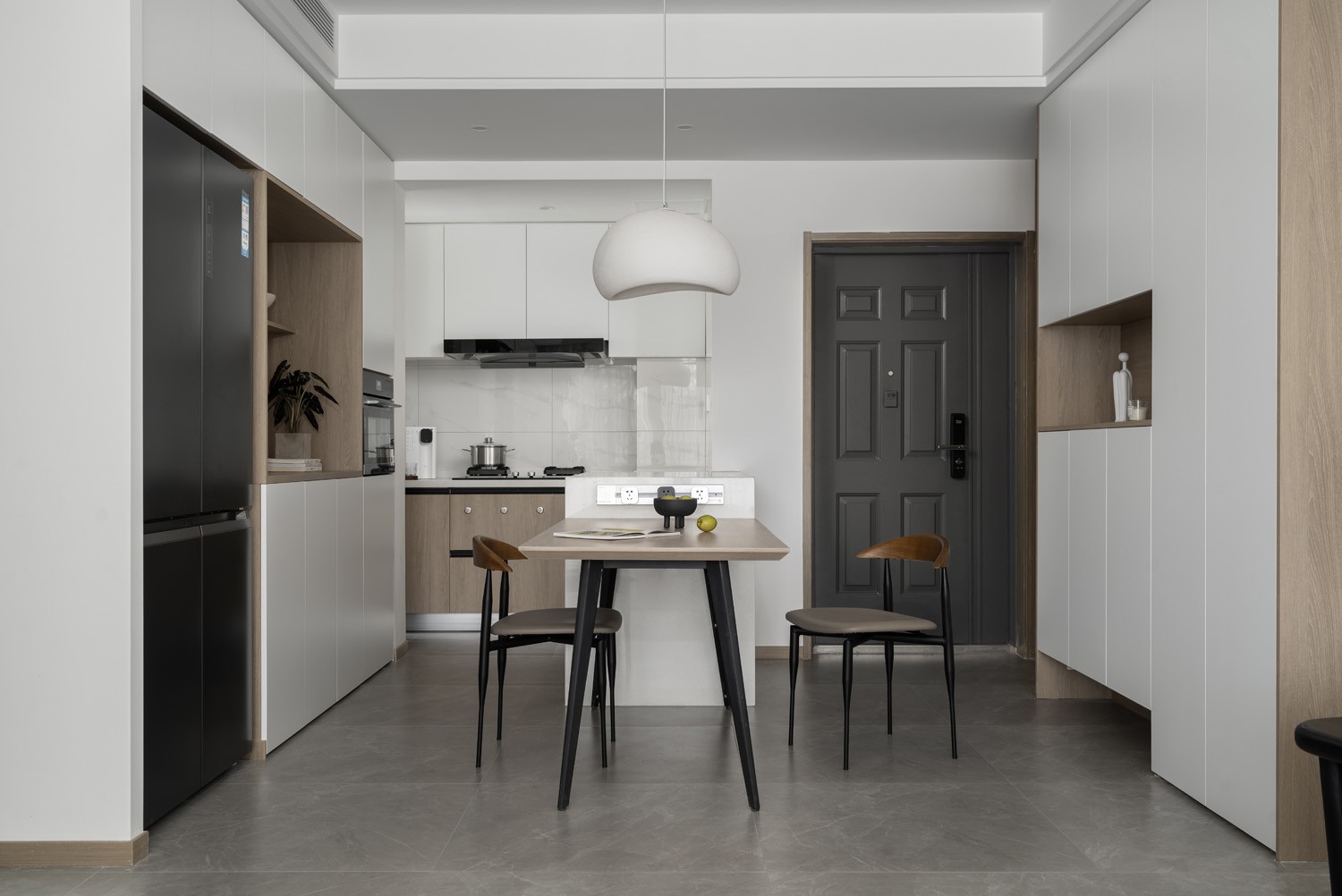 暖色现代风小户型装修案例丨中国重庆丨琢信装饰-7