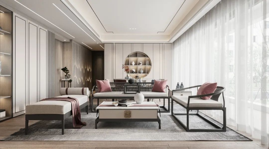 清平乐 | 203㎡现代东方美学大平层，演绎自然与文化的共生-11