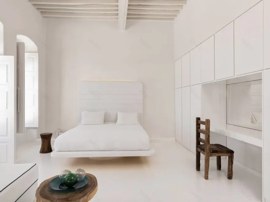 希腊米克诺斯白色别墅,尽享海天一色-7