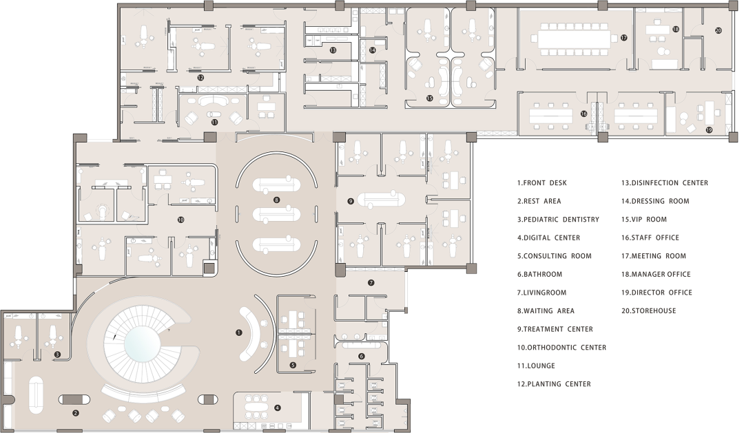 中大联合口腔丨中国东莞丨ORIGIN 東胤建筑设计-92