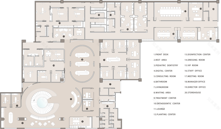 中大联合口腔丨中国东莞丨ORIGIN 東胤建筑设计-92