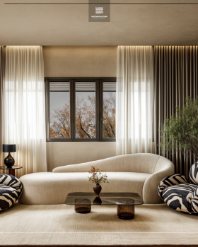 豪华现代接待处
注:你提供的Lu·ury可能是Luxury的拼写错误,按照Luxury来进行的翻译 丨埃及丨A2Z Architects