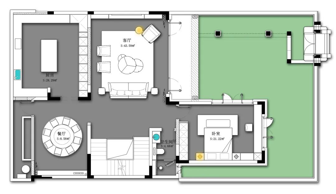 揽月府 · 现代简约别墅设计丨中国西安丨徐一舒-69