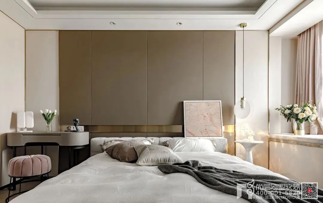 藕粉色温柔空间丨中国杭州丨杭州尚层装饰-50