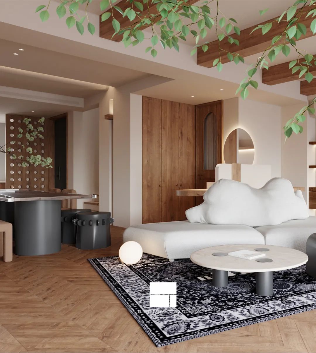 城市自然生活空间 · 绍兴檀院 220㎡原木风住宅设计丨中国绍兴丨tz.design-6