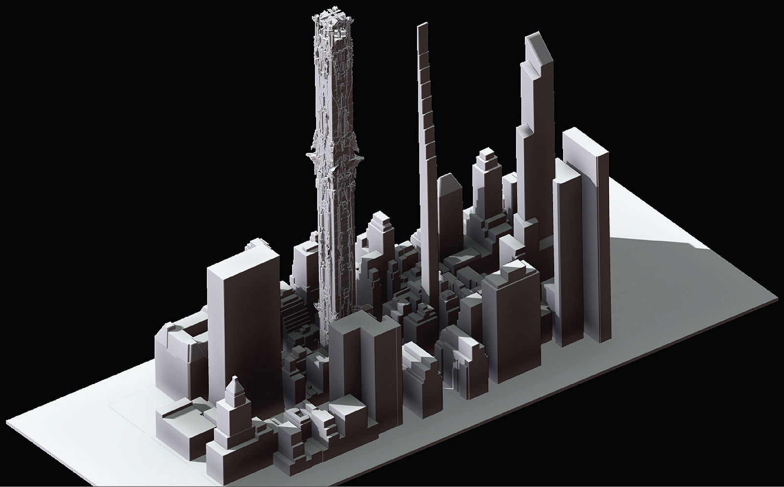 “The Khaleesi”102 层装饰性摩天大楼丨美国纽约市丨Mark Foster Gage Architects-18