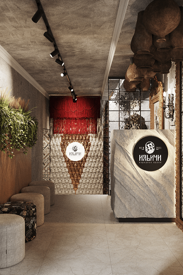 НАСЛЕДЗЬЕ(HERITAGE)餐厅室内设计项目丨白俄罗斯维捷布斯克丨Maryia Matsiash (ANIKIИA)-38