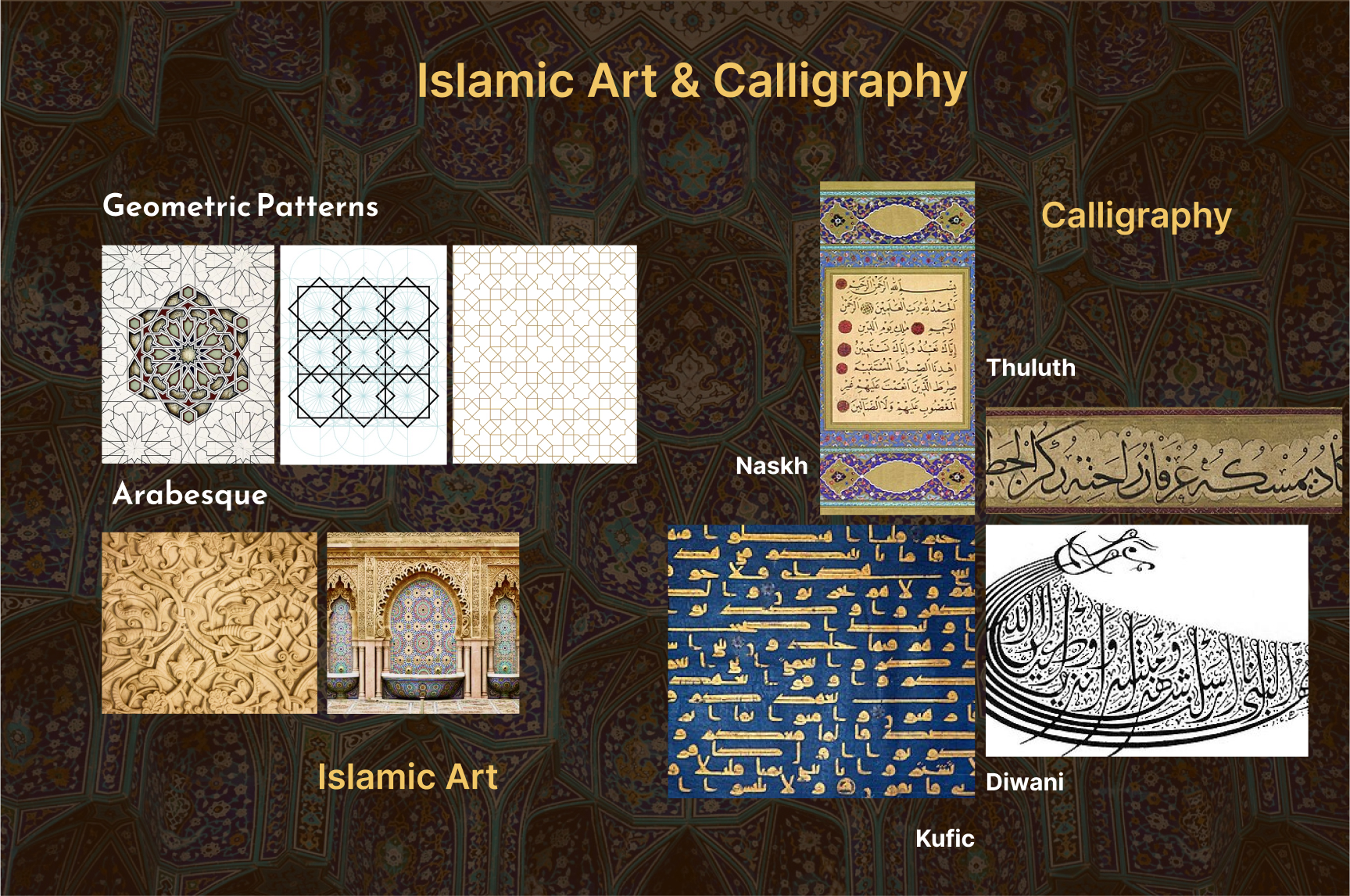 Arabic Qahwa Cup & Tray Set-11