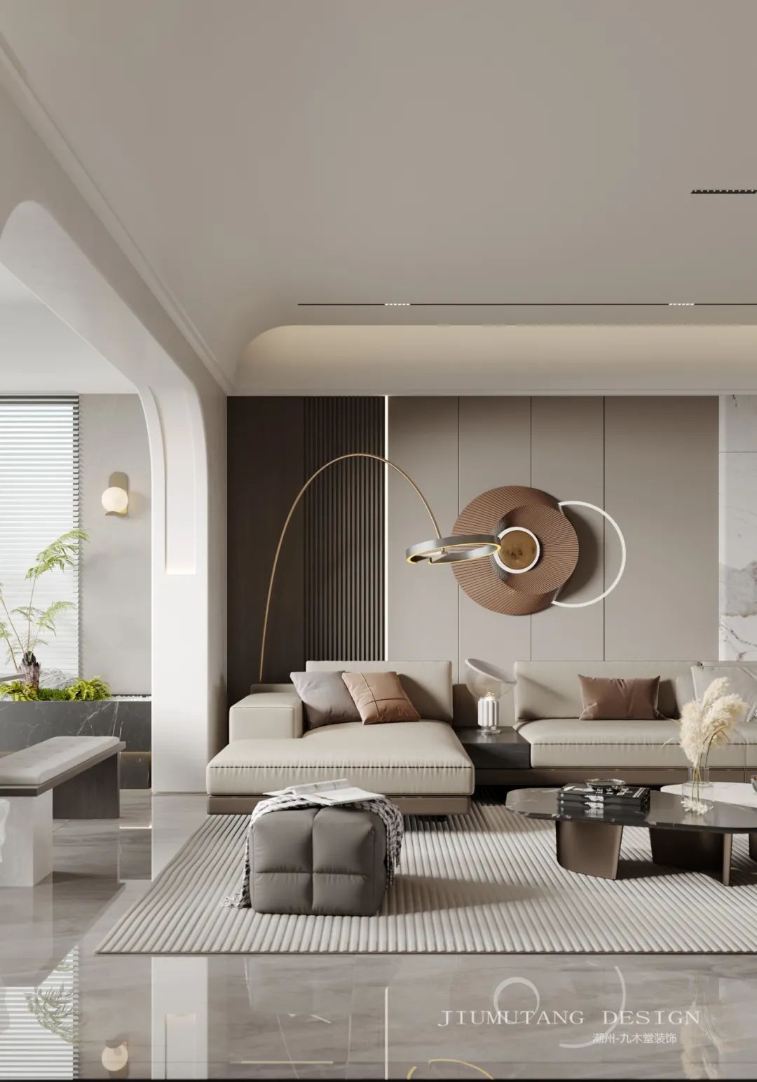 韩东府现代轻奢风家居设计丨九木堂设计-2