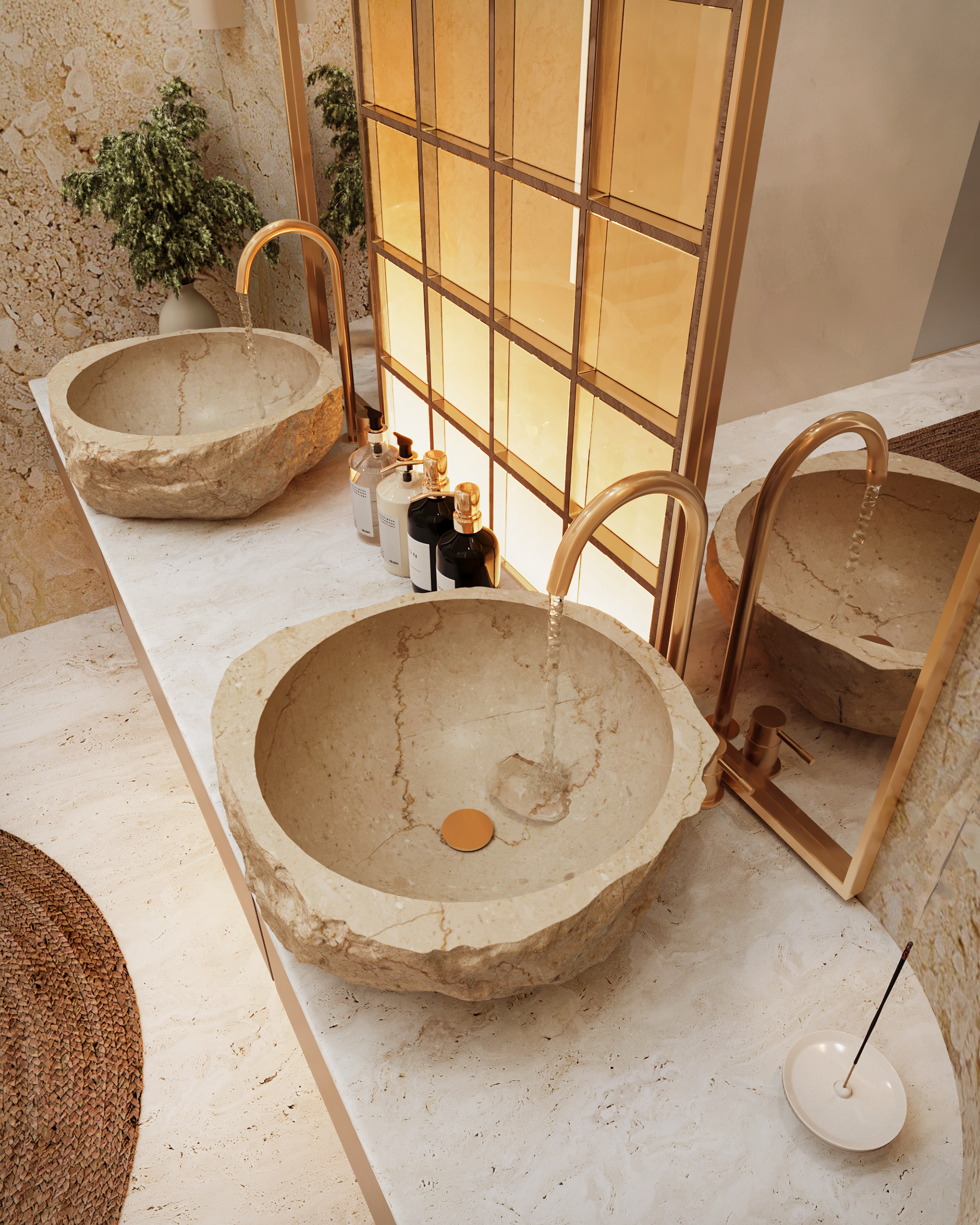 Guest Reception Bathroom | Villa Libya-8
