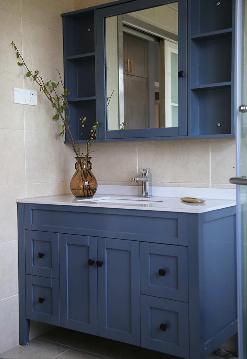 黛蓝绅士的 260㎡美式轻奢生活-40