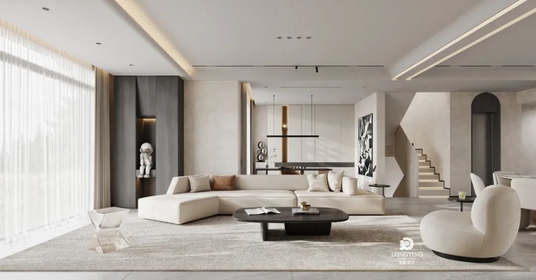 西湖观邸 410 方现代黑白空间设计丨中国湖州-1