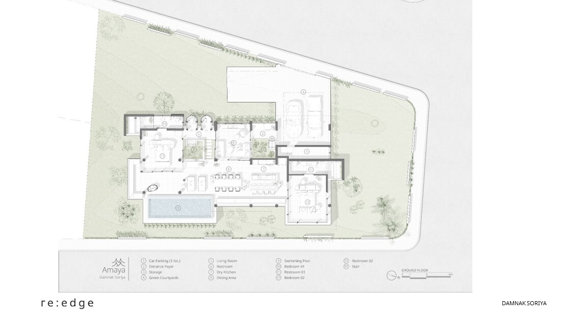 丹纳克·索里亚之家丨柬埔寨贡布丨Re:Edge Architecture-12