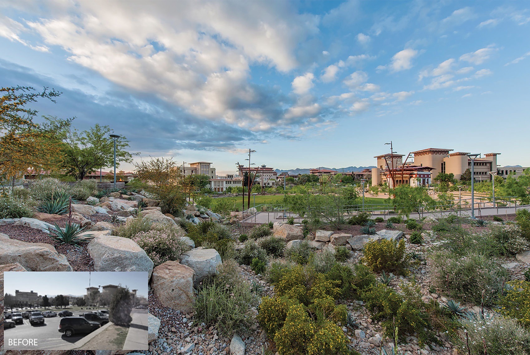 德克萨斯大学埃尔帕索分校改造丨美国埃尔帕索丨Ten Eyck Landscape Architects,Inc-23