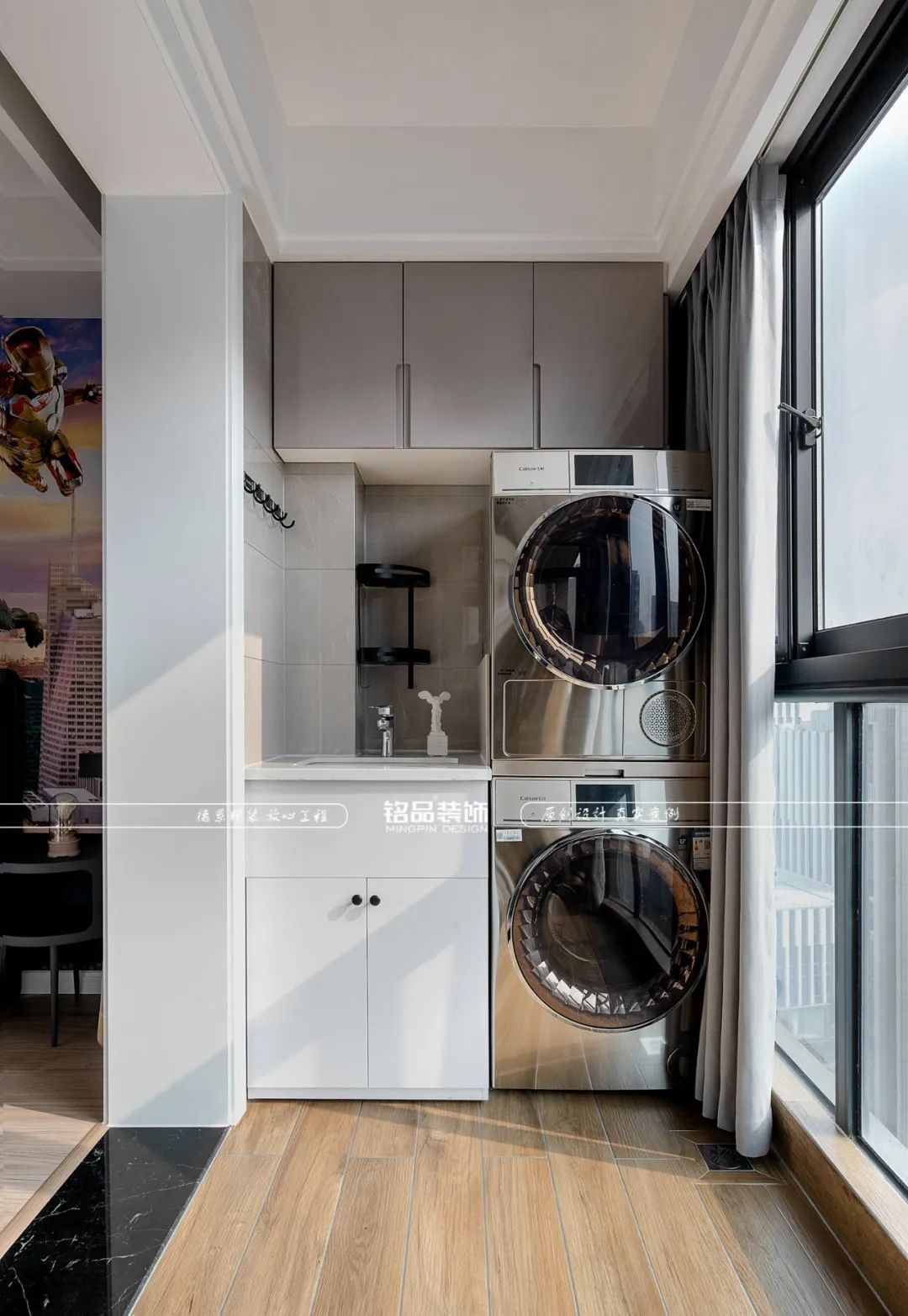 三堡家园现代轻奢风室内设计丨铭品装饰-57