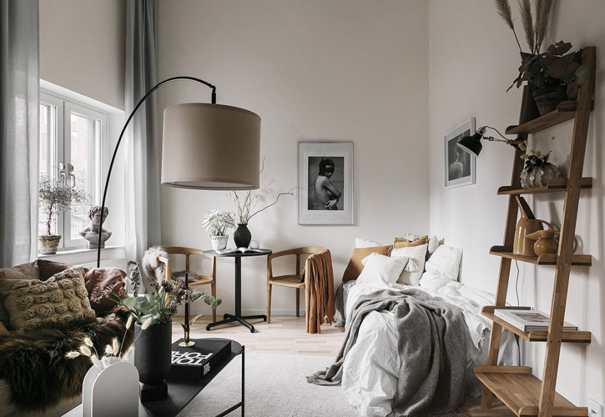 斯德哥尔摩 35 平米小公寓的巧妙设计-5