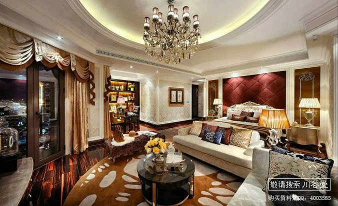 【世拓装饰推荐欣赏】      红鼎天下样板间设计-9