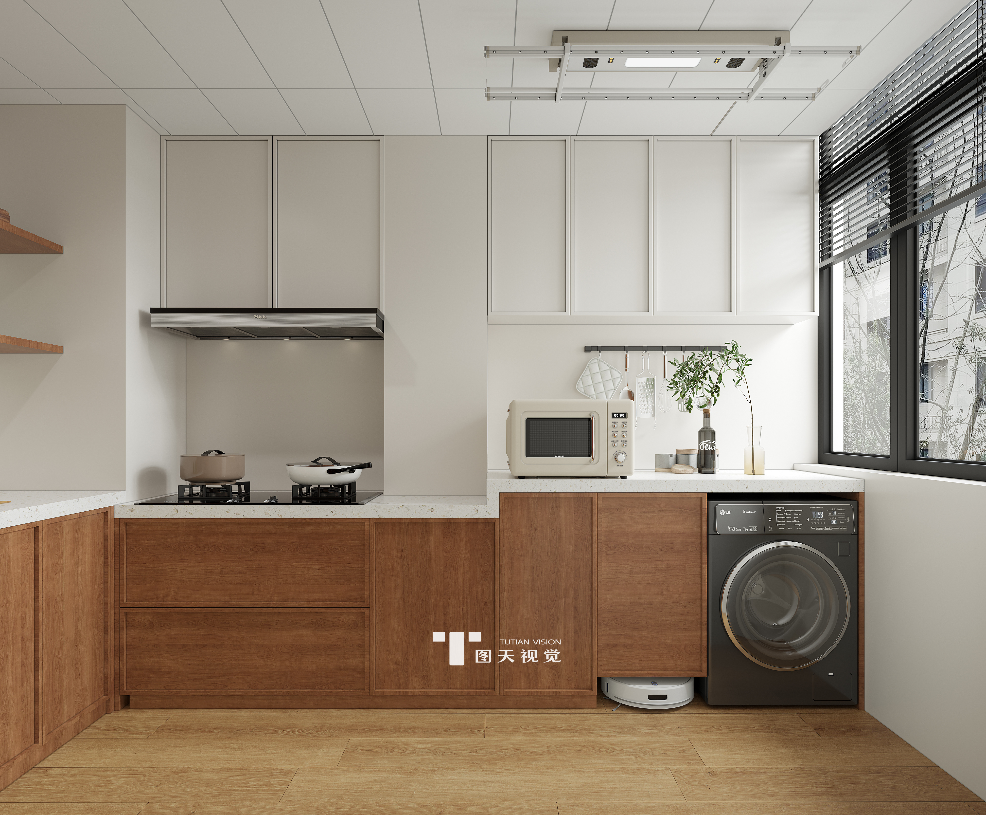 奶油中古风||焦糖拿铁色的家-6